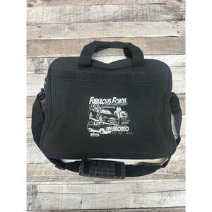 Vintage 2001 Fabulous Fords Forever Messenger Laptop Bag Ford Bronco Car Racing